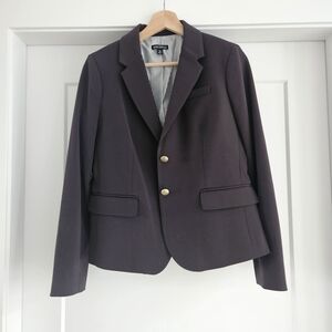 J. Crew Dark Brown Blazer with Gold Buttons Schoolboy Mercantile